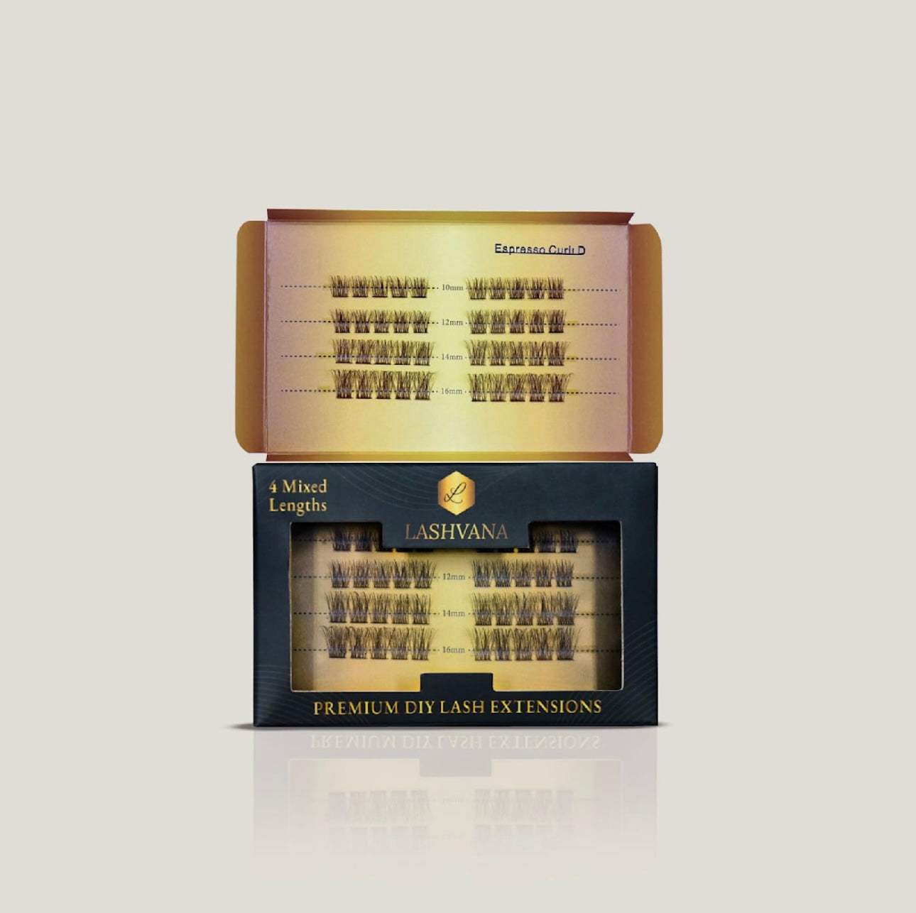 Espresso Augnhár (Brún)