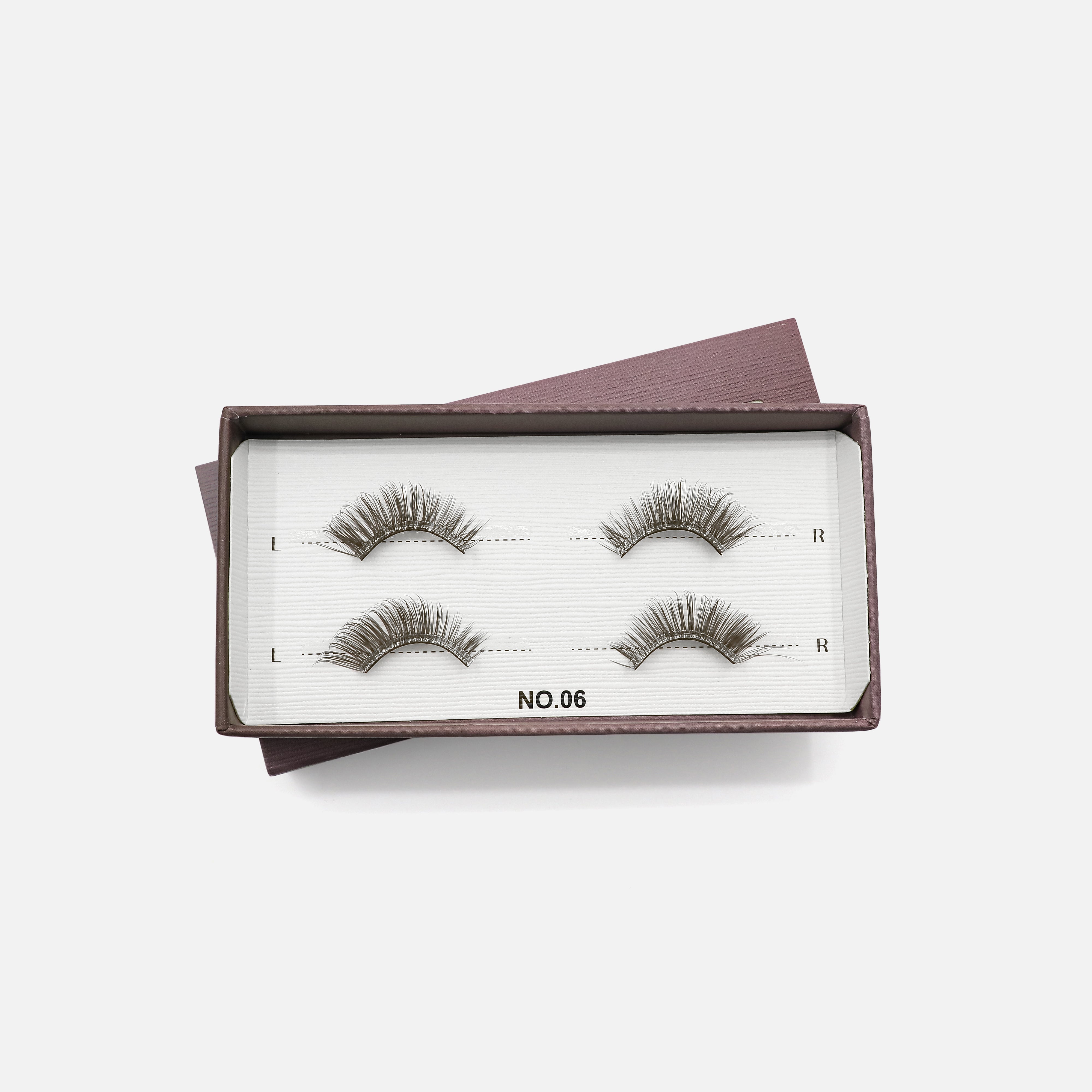Pre-glued Half Lash NO.06 (Brown)