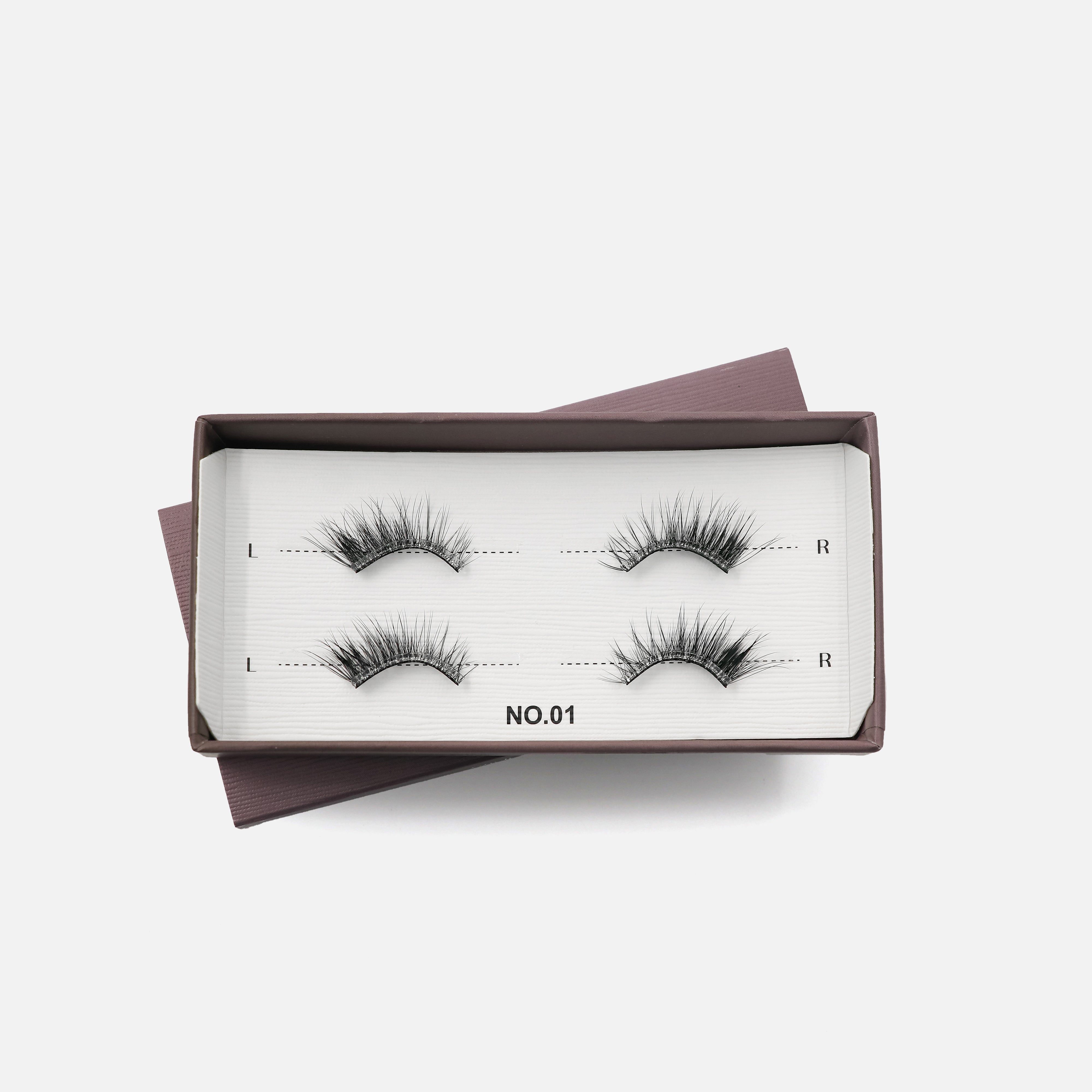 Pre-glued Half Lash NO.01