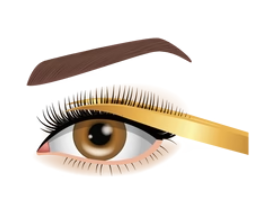 Clamp lashes together with applicator for a secure hold.