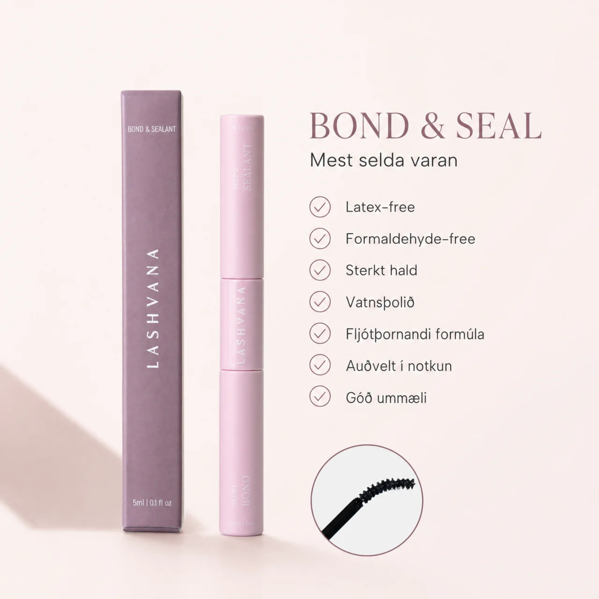 Bond & Seal (Svart)