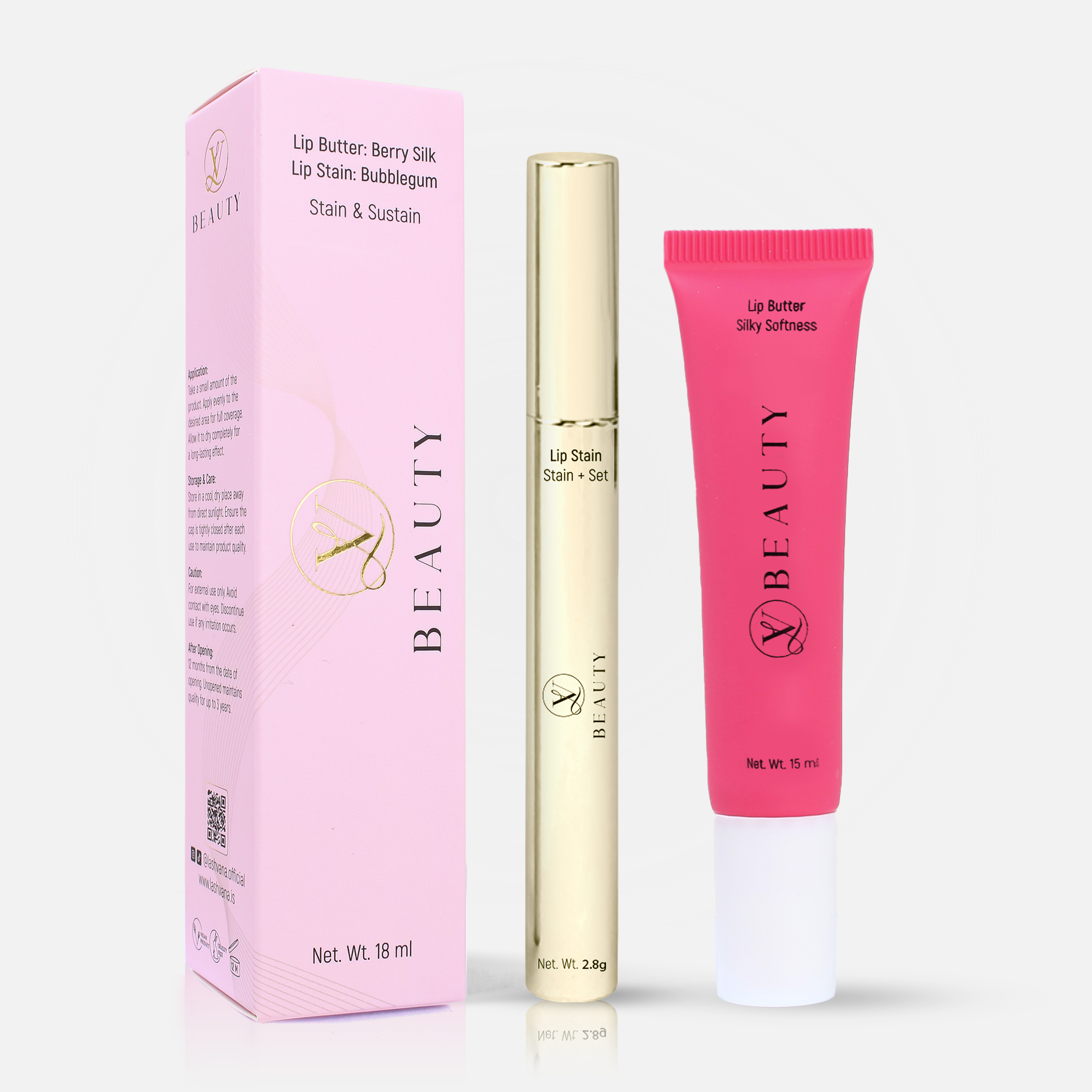 Lip-Stain Combo (Bubblegum)