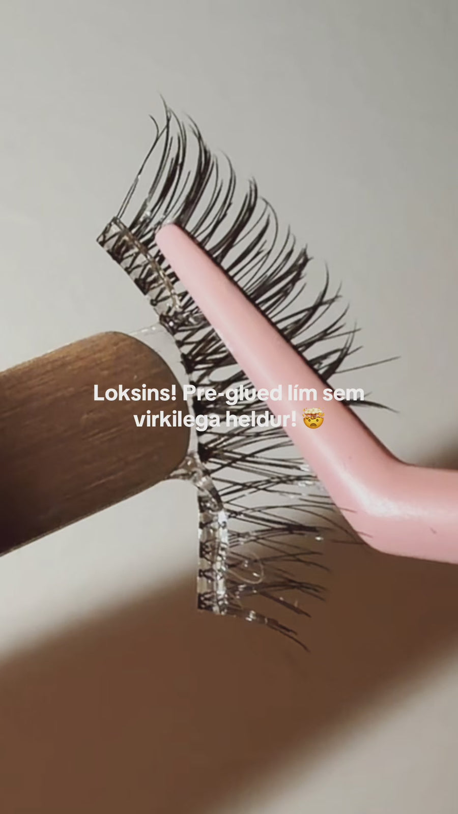 Pre-glued Half Lash NO.05 (Brún)