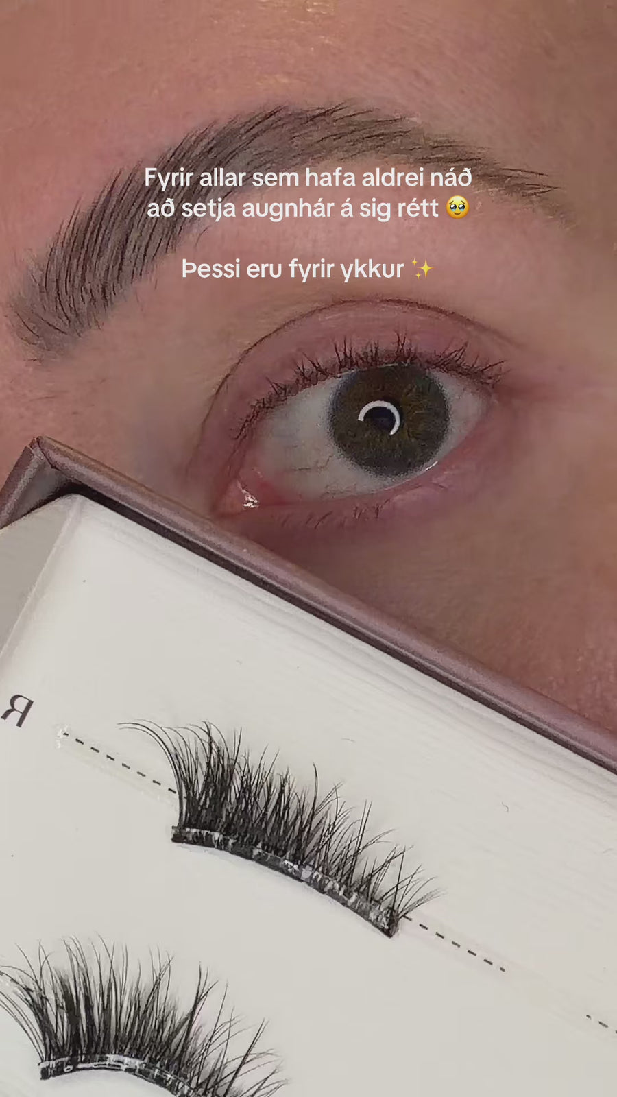 Pre-glued Half Lash NO.01
